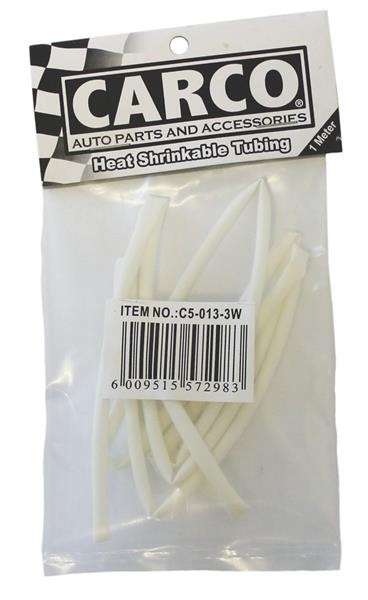 Heat Shrink Tubing - 3mm x 1M - White