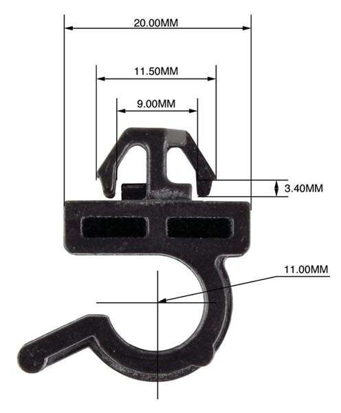 Panel Clips - Bonnet Catch - 10mm - 10 Pieces