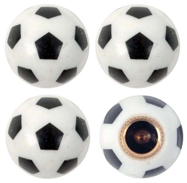 Valve Caps - Soccer Ball