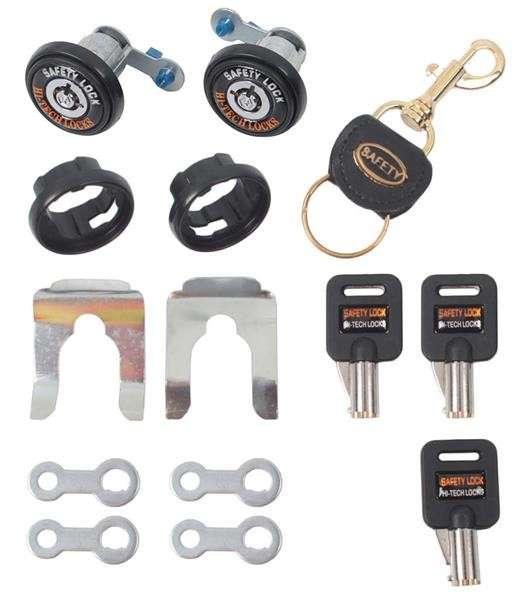 2 Door Locks with Round Keys (Solex)