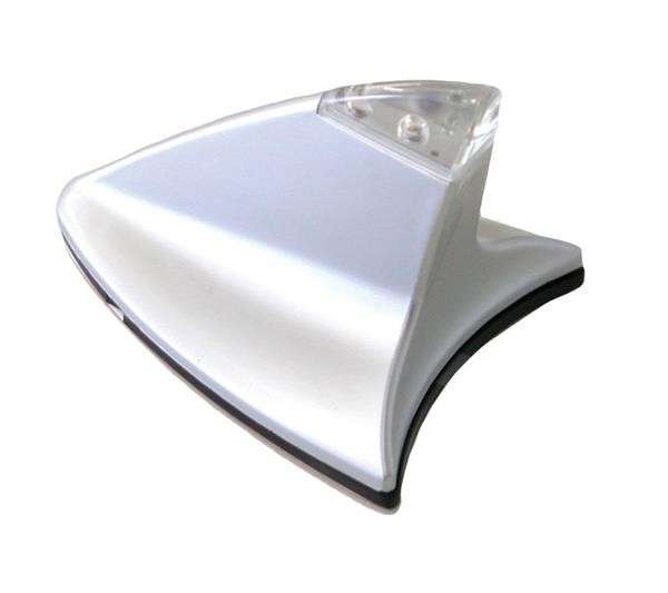 Imitation Shark Fin Aerial with 3 LED's - Silver
