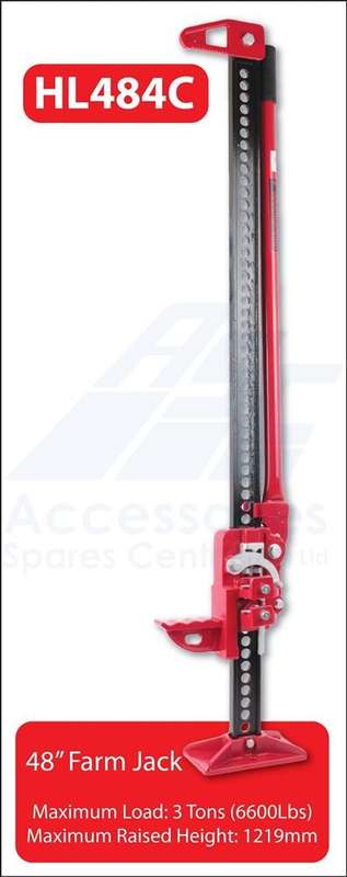 High Lift Farm Jack - 48" (1291mm) - 3 Ton