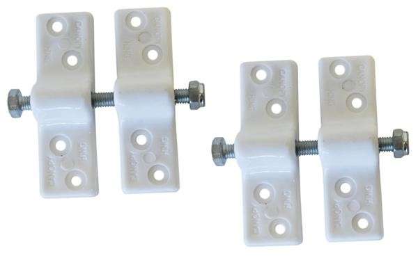 Canopy Clips (White) - Plastic - 2 Pieces