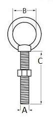 AutoMarine Eye Bolt Diagram