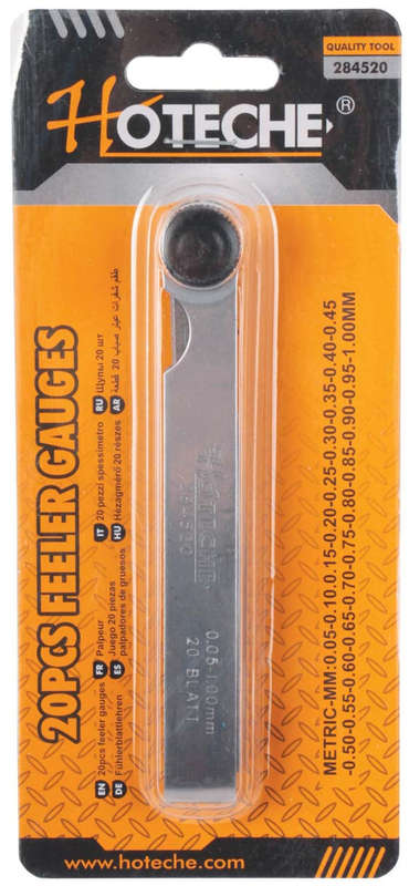 20 Blade Feeler Gauge