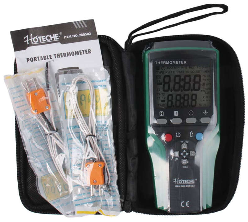 Portable Thermometer -150 to +1370 Degrees Celcius