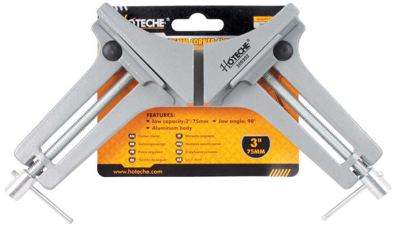 Corner Clamp - Aluminium - 75mm Jaw Capacity