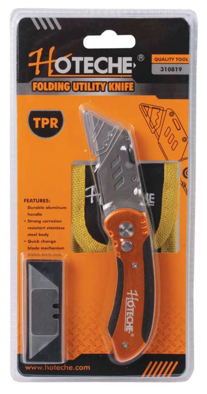 Folding Utility Cutter - Heavy Duty with Pouch