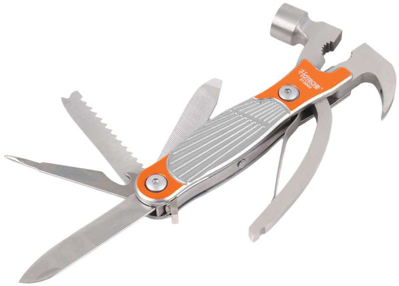 Folding Multi Tool and Hammer - 11 in 1