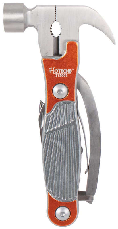 Folding Multi Tool and Hammer - 11 in 1