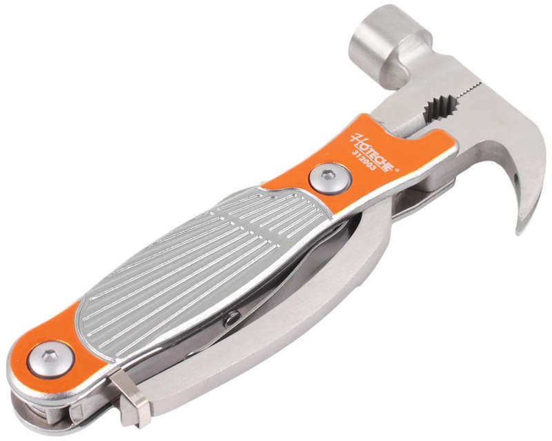 Folding Multi Tool and Hammer - 11 in 1