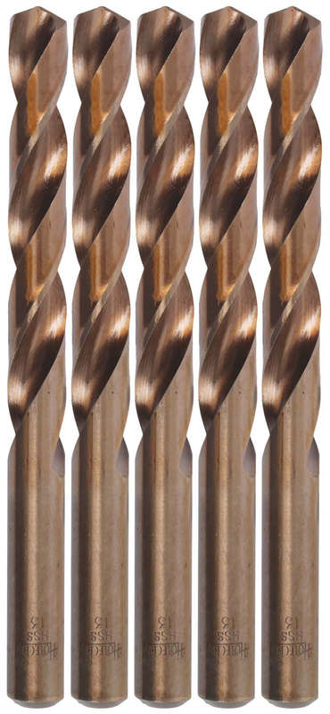 Hoteche HSS Drill Bits - 13mm (5 Piece)
