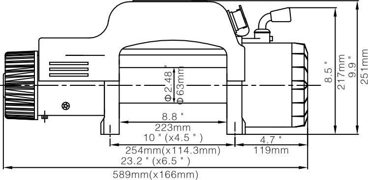 Runva 12 Volt - 12000lb (5443kg)