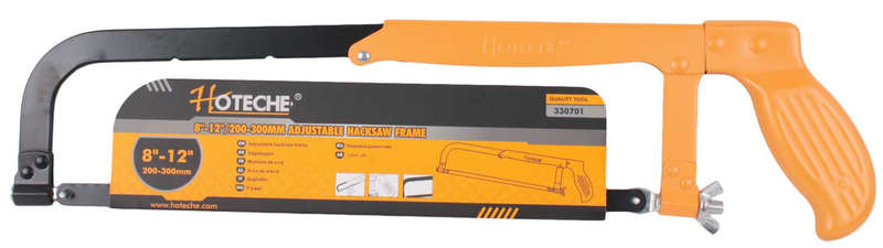 Hacksaw with Adjustable Frame