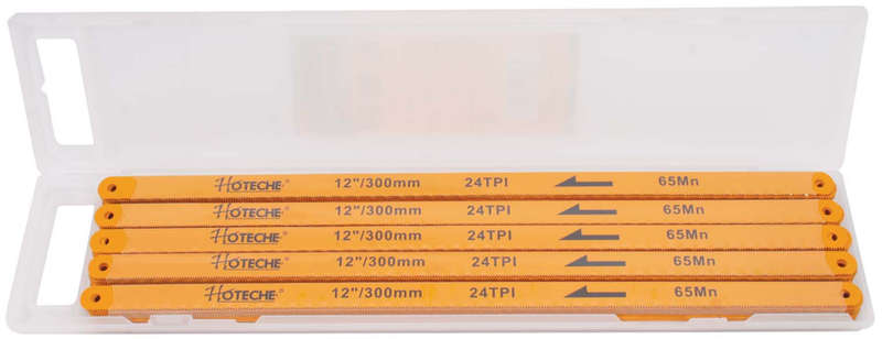 Hacksaw Blade - Carbon Steel - 24 Teeth - 100 Pack