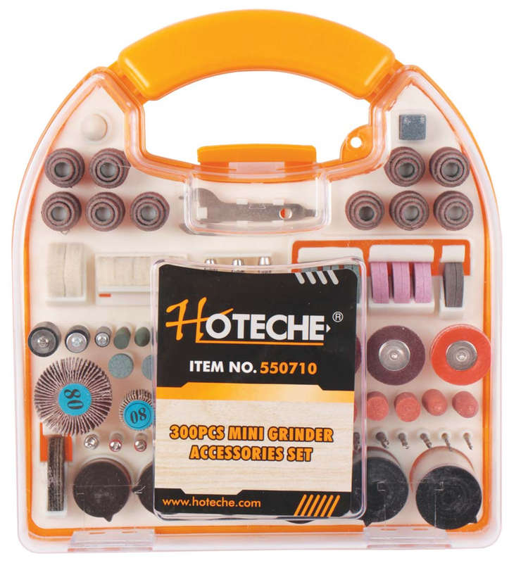 Hoteche Mini Grinder Set - 300 Pieces for Dremel and Rotary Power Tools