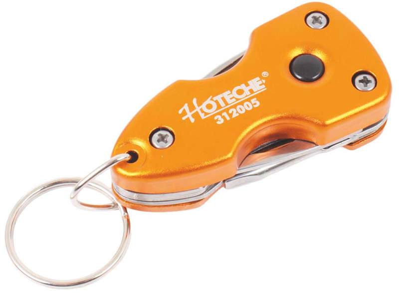 Multi Pocket Knife with LED Light and Keyholder
