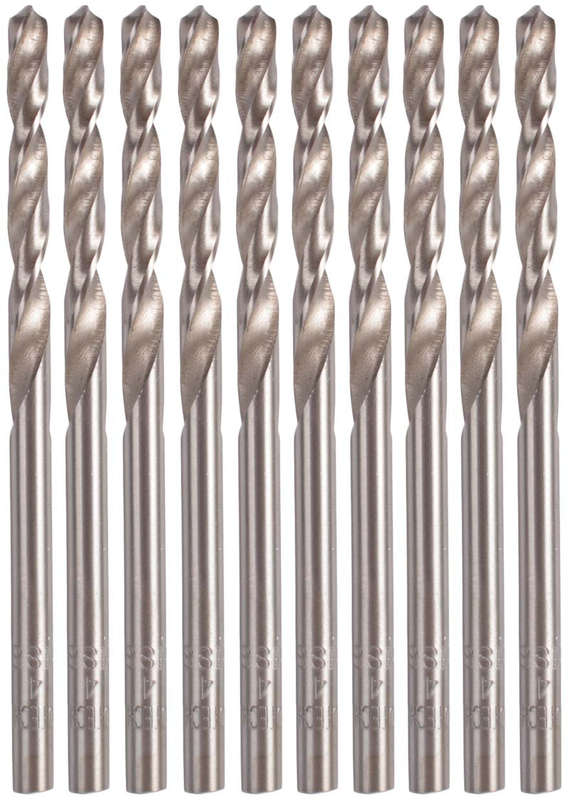 Hoteche HSS Drill Bits - 4mm (10 Piece)