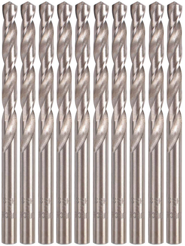 Hoteche HSS Drill Bits - 6mm (10 Piece)
