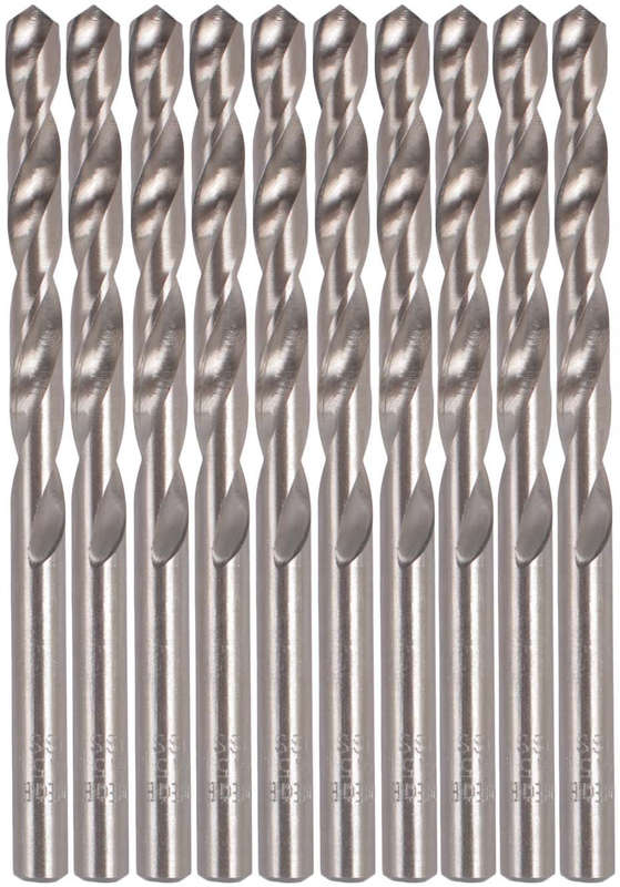 Hoteche HSS Drill Bits - 6.5mm (10 Piece)