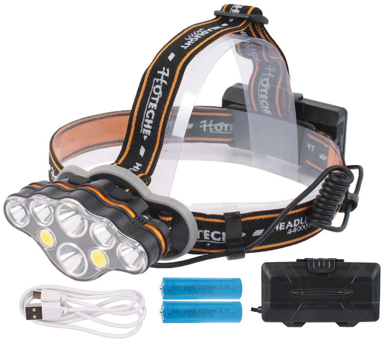 Head Torch - 8 LED - Rechargeable