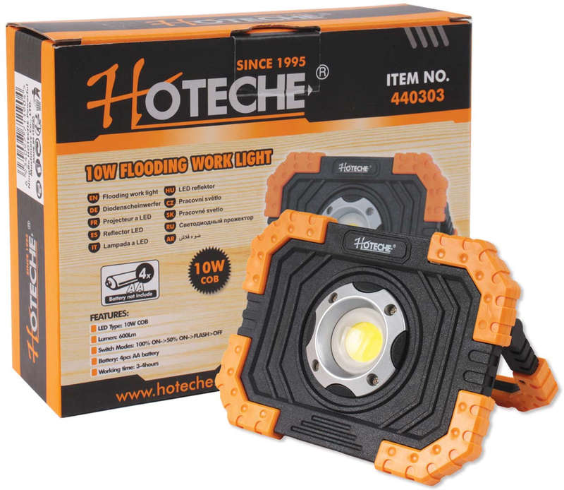 LED Flood Wok Lamp - 10W 600 Lumens