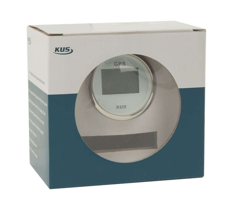 GPS Digital Speedometer with Antanne - 52mm - White