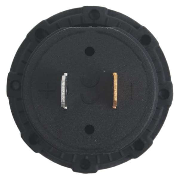 Voltage Gauge - 6-28V - Red Words