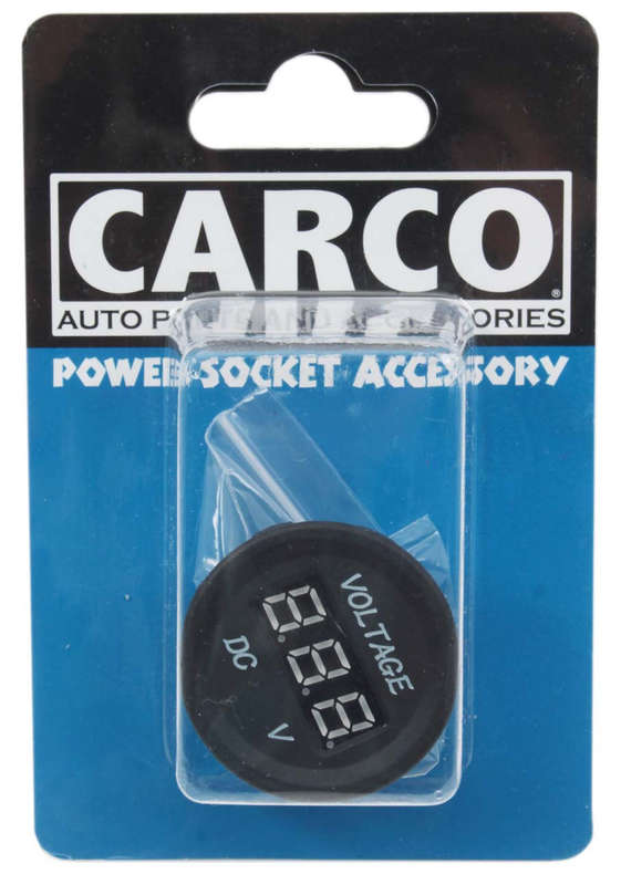 Voltage Gauge - 6-28V - Red Words