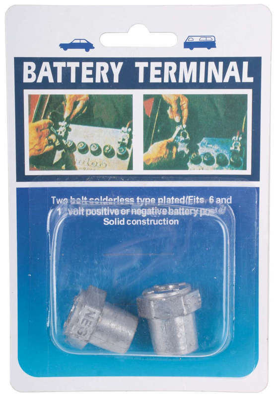 Battery Pole Set - Nut Type - +/-