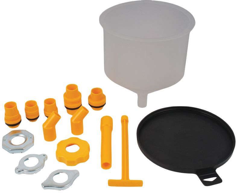 No Spill Coolant Funnel Kit - 15 Piece