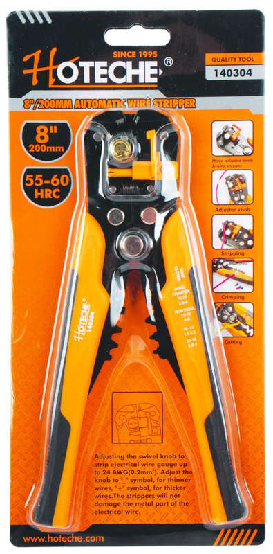Adjustable Automatic Wire Stripper and Crimper - 200mm
