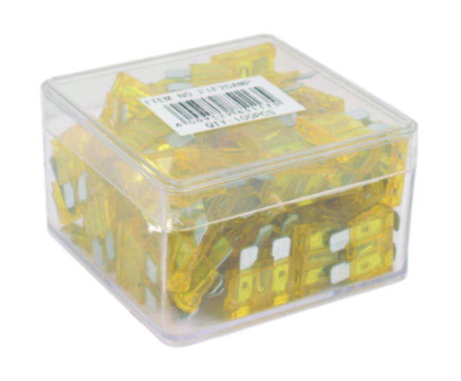 Plug In Fuse - Standard - 20 Amp - 100 Pieces