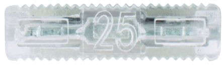 Plug In Fuse - Standard - 25 Amp - 100 Pieces