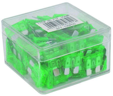 Plug In Fuse - Standard - 30 Amp - 100 Pieces