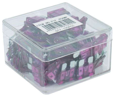 Plug In Fuse - Standard - 40 Amp - 100 Pieces