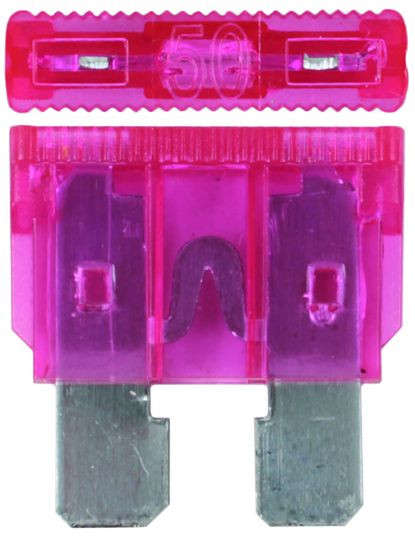 Plug In Fuse - Standard - 50 Amp - 100 Pieces