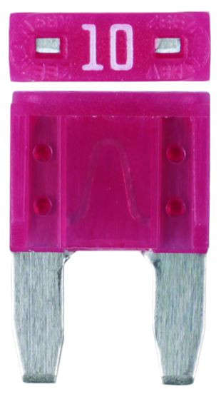 Plug In Fuse - Mini - 10 Amp - 100 Pieces