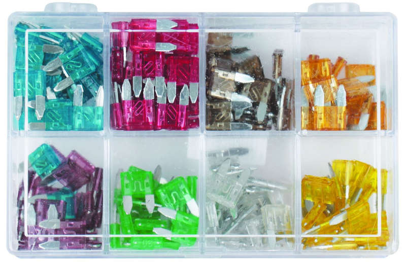 Plug In Fuse - Mini - Assorted Set - 200 Pieces
