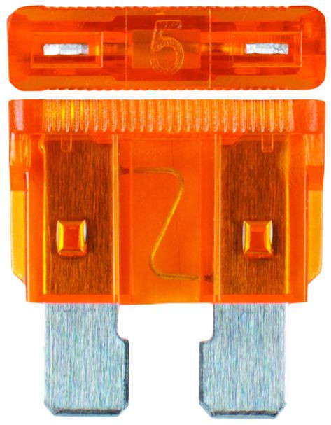 Plug In Fuse - Standard - 5 Amp - 100 Pieces