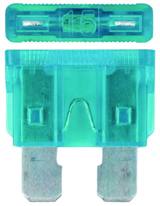Plug In Fuse  - Standard - 15 Amp - 100 Pieces