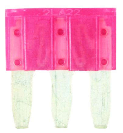3 Pin Blade Fuse - 10 Amp - 100 Pieces