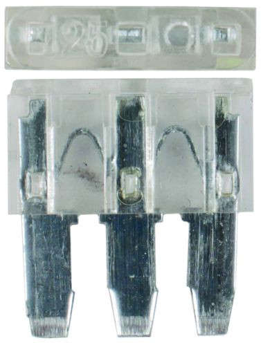 3 Pin Blade Fuse - 25 Amp - 100 Pieces