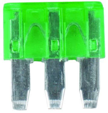 3 Pin Blade Fuse - 30 Amp - 100 Pieces