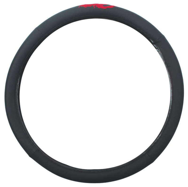 Steering Wheel Cover with Dragon Symbol - Black