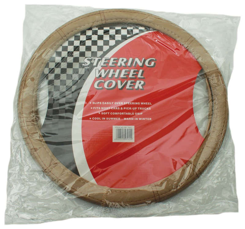 Steering Wheel Cover - Tan