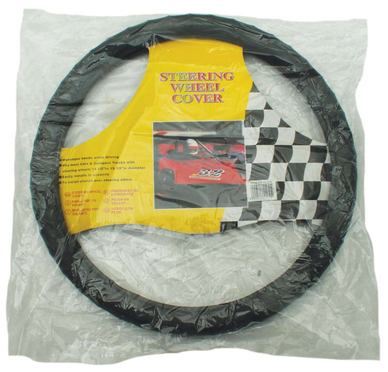 Steering Wheel Cover - Black