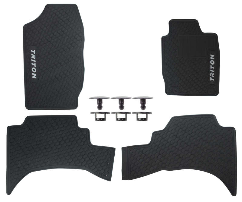 Mitsubishi Triton 2017 Onward - Rubber Mat Set -  OEM Fit