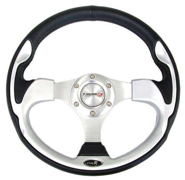 Steering Wheel - PVC - Grey