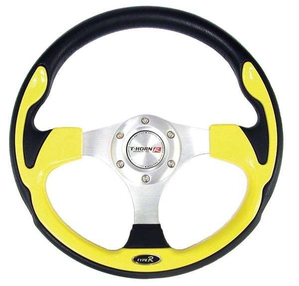 Steering Wheel - Polyeurathane - Yellow